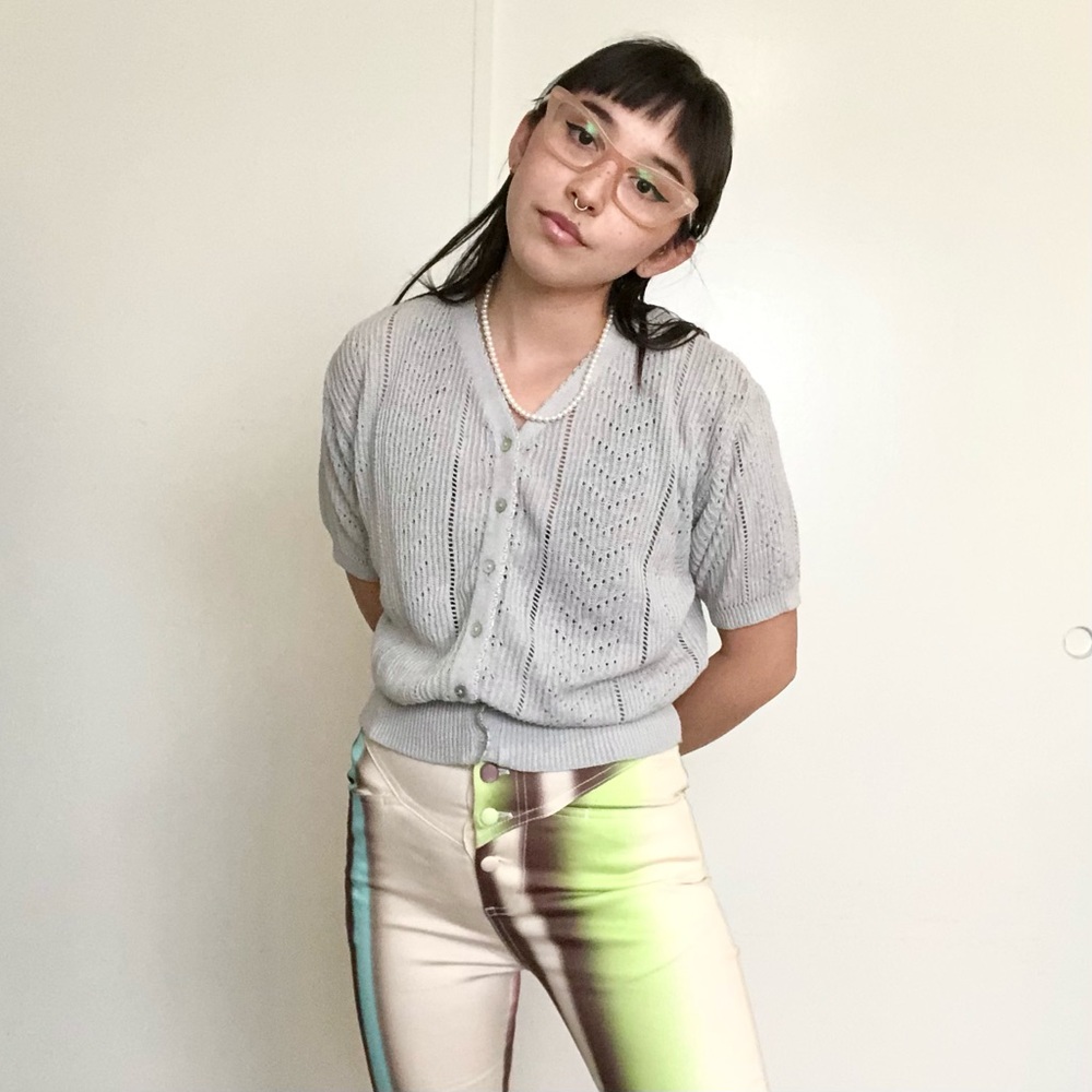 The Villager Collection Petite Powder Blue Sweater